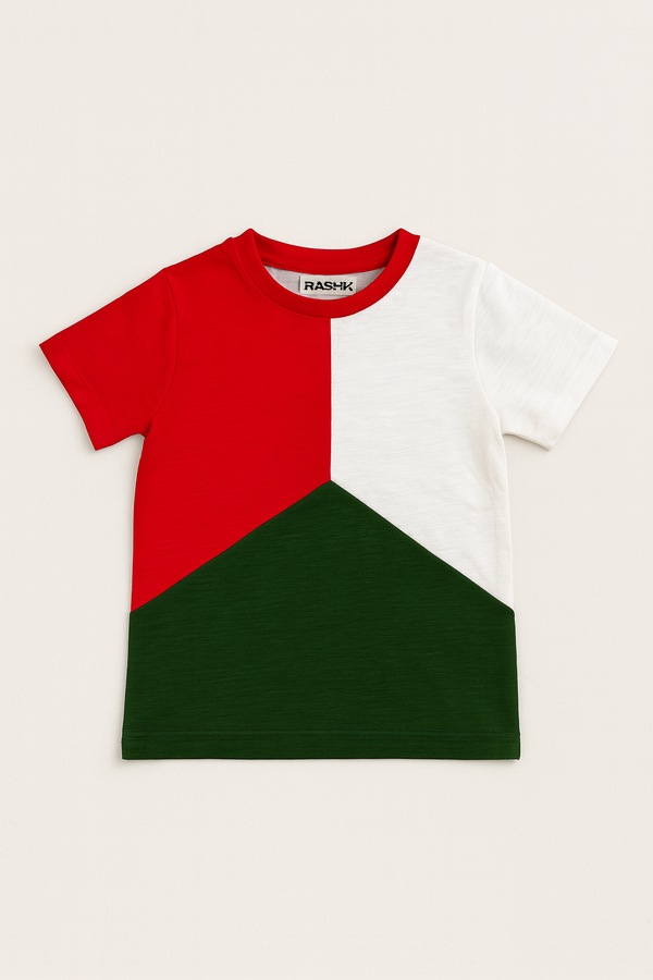 Kids’ Colorblock Crew Neck T-Shirt