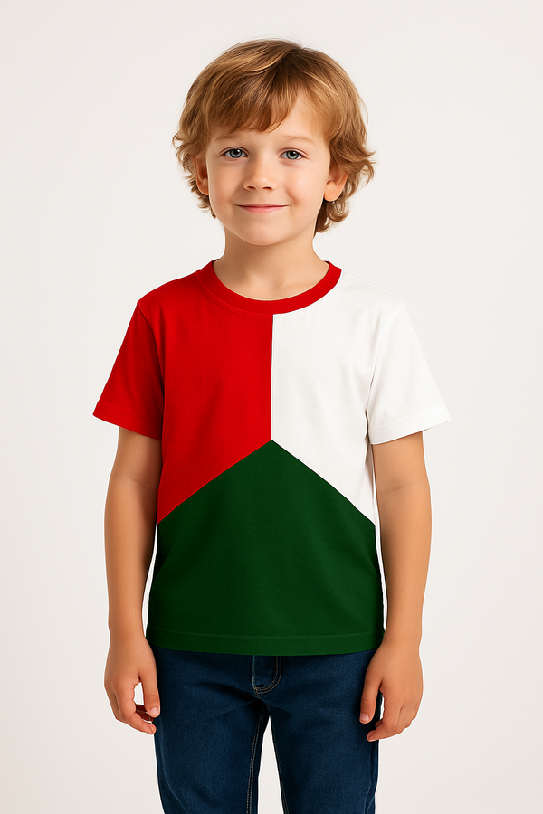 Kids’ Colorblock Crew Neck T-Shirt