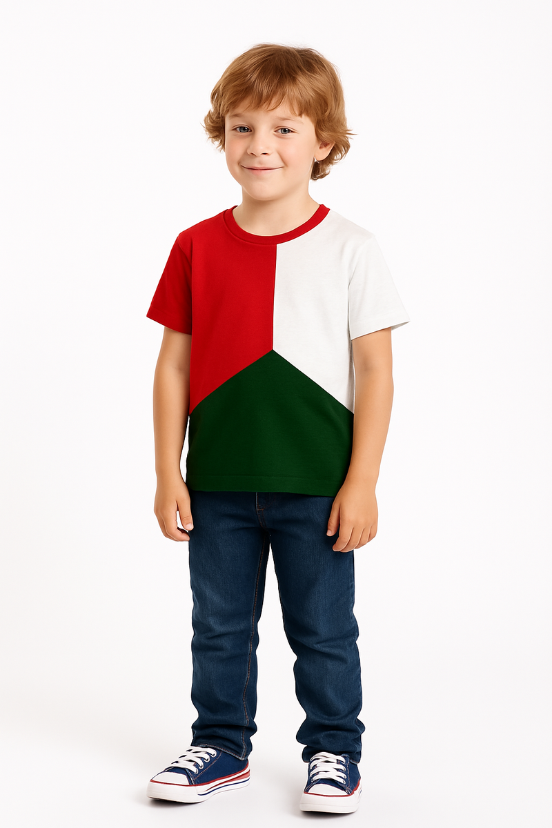 Kids’ Colorblock Crew Neck T-Shirt