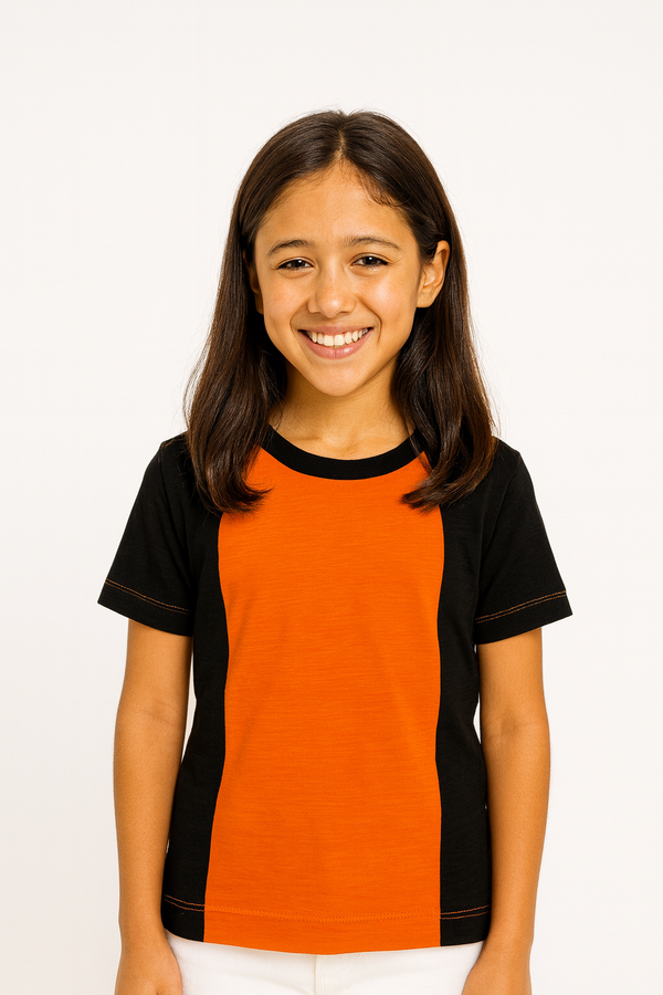 Kids’ Raglan Panel Crew Neck T-Shirt