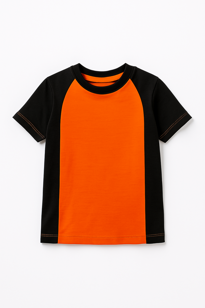 Kids’ Raglan Panel Crew Neck T-Shirt