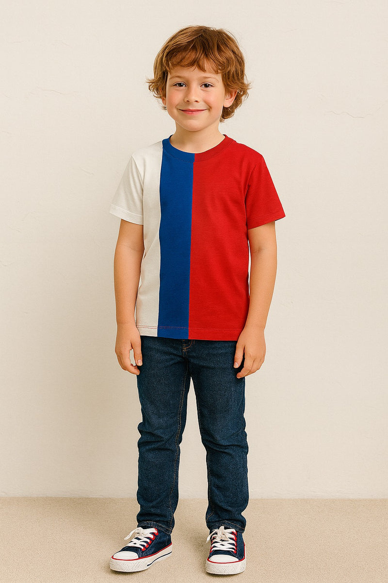 Kids' Colorblock Crew Neck T-Shirt