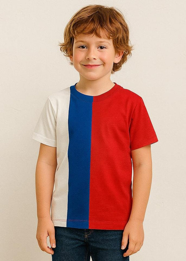 Kids' Colorblock Crew Neck T-Shirt