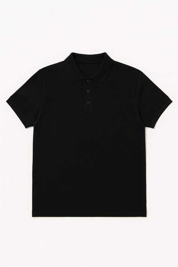 Men Black Polo Shirt