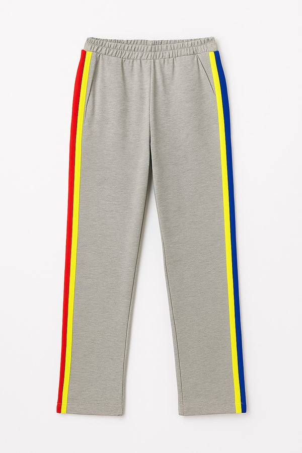 Multi Side-Stripe Track Pants
